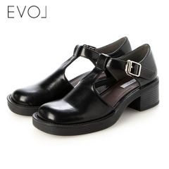 【爆速配送】【SALE40%OFF】【即納】 イーボル EVOL 24秋冬 ラウンドTストラップシューズ 靴 シューズ ローファー マニッシュ カジュアル パーティー 結婚式 二次会 ix5506