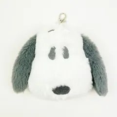 スヌーピー フェイスパスケース グレー 定期入れ 通勤通学 SNOOPY