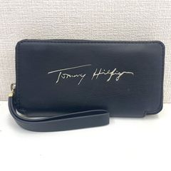 KA2【中古品】TOMMY HILFIGER トミーヒルフィガー長財布 ブラック