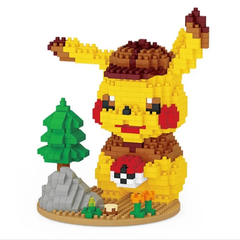 探偵ピカチュウ ナノブロック レゴ 互換 ポケモン モンスターボール