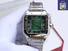 【今日特価】Cartier カルティエ サントスシリーズ 全自動機械ムーブメント搭載