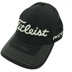 ★特価★タイトリスト×フットジョイ キャップ 黒×白 立体ロゴ刺しゅう 表記なし ゴルフウェア TITLEIST