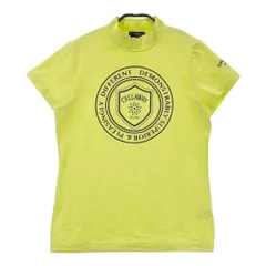 サイズ：L CALLAWAY キャロウェイ 2023年モデル モックネック半袖Tシャツ  グリーン系 [240101533997] ゴルフウェア レディース ストスト