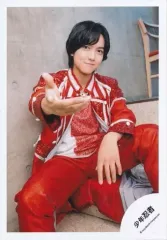 【中古】生写真(STARTO) 少年忍者/豊田陸人/膝上・座り/「ジュニア アクリルスタンド」撮影オフショット/公式生写真