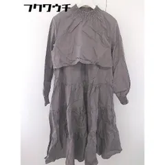 ◇ ◎ SHEENA DEL RAY シーナデレイ タグ付 ティアード 長袖 ロング ワンピース サイズM グレー レディース  【中古】 【1112270002505】のサムネイル