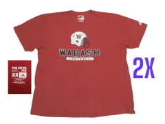 古着　アディダス　半袖Tシャツ　フットボールプリント　2XL 赤　h93⭐︎