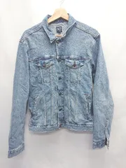 ◇ ⊇ GAP ギャップ 長袖 デニム ジャケット Gジャン サイズM ブルー系 メンズ E  【1506250001532】