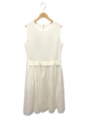 フォクシーブティック Dress 42442 ワンピース 38 ホワイト フレンチシュクレ 銀座本店限定 ITAW7G7QK0W5