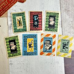 552・エアメール 郵便ステッカー 13種 プライオリティメール