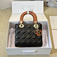 極美品 クリスチャンディオール Lady Dior スモールバッグ