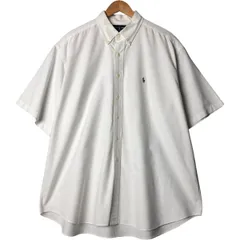 古着 ラルフローレン Ralph Lauren BLAKE 半袖 ボタンダウンシャツ メンズXXL相当/eaa578921