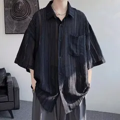 シャツ メンズ 半袖 トップス ひんやり 開襟シャツ 夏服 半袖シャツ 薄手 メンズシャツ 五分袖シャツ カジュアルシャツ 通勤 通学 夏 紳士 オシャレ カジュアル メンズファッションweiminger34