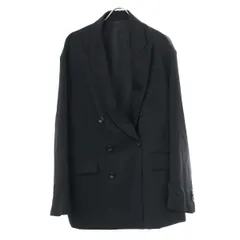 stein シュタイン 22AW OVERSIZED DOUBLE BREASTED JACKET オーバーサイズダブルブレストジャケット st 422-1 ブラック Sのサムネイル