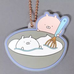 [중고] 열쇠 고리 우사 마루 & 우사코 / 고무 매력 (그릇 / 크림) 고무 컬렉션 [이치 반 쿠지 우사 마루 ~ 10th anniversary party ~] E 상