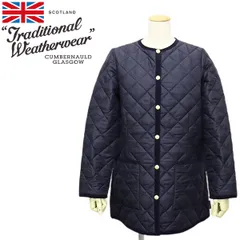 Traditional Weatherwear (トラディショナルウェザーウェア) L252APQCO0482AA ARKLEY MIDDLE アークリー ミドル レディースキルティングジャケット 全2色 TW016 02NAVYxNAVY 32