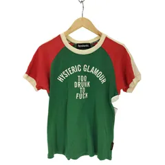 ヒステリック HYSTERIC アーチロゴ ラグランリンガーTシャツ レディース 表記無 