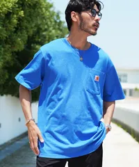 新品 未使用 Carhartt(カーハート)CARHARTT　ポケット Tシャツ  208821 Marine Blue Heather