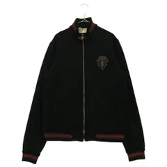 GUCCI (グッチ) エンブレムワッペン付き　ジップアップジャケット　ブラック　345396のサムネイル