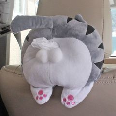 猫のおしりシートネック枕（肉球付）カー用品