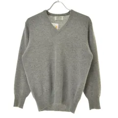 【UNITEDCOLORSOFBENETTON】香港製 ラムウールVネック長袖ニットセーター