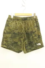 【中古】 THE NORTH FACE メンズハーフパンツ S NOVELTY VERSATILE SHORT THE NORTH FACE S カーキ オリーブ 総柄 ロゴ