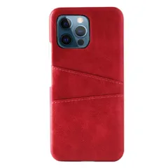 iPhone13 Pro ケース アイフォン13プロ  カード収納 レザー スマート ケース 【Color】 レッド