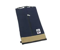 N016：ネイビー/ベージュ [チャムス] ボックスティッシュカバー スウェットナイロン ティッシュケース CH60-3614 (N016：ネイビー/ベージュ)