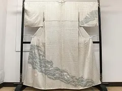 A123愛華 訪問着　刺繍　総絞り　正絹　　美品 A123愛華 訪問着 刺繍 総絞り 正絹 美品 現代物振袖 – 灯屋2