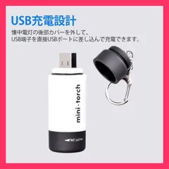 ★売れ筋★ 2024年改良型 ミニ懐中電灯 LEDライト 小型 高輝度 USB充電式 コンパクト 軽量 キーホルダー 携帯 アウトドア 防水 防犯 防災 登山 夜釣り キャンプ アウトドア