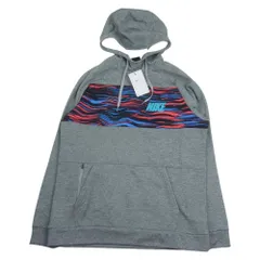 NIKE ナイキ DM1089-063 DRY-FIT プリント パーカー グレー系 L【中古】