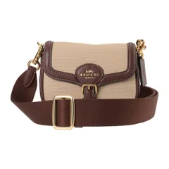 新品 コーチ COACH ショルダーバッグ スモール サドル バッグ ナチュラルマルチ