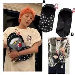 Labubu ZOA 共通 BIGBANG G-DRAGON 着用風 ミニおくるみ 030 ジヨン GD