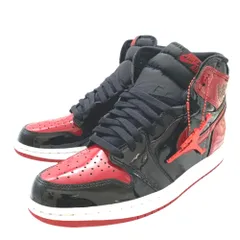 NIKE ナイキ スニーカー AIR JORDAN 1 RETRO HIGH OG PATENT BRED 27.5cm  未使用品
