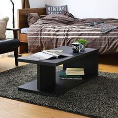 机 おしゃれ ローテーブル シンプル ブラックオーク 幅89.7 高さ31.6 白井産業 奥行45cm KI2-9045TBO キアエッセ2