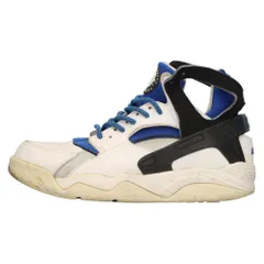 NIKE (ナイキ) AIR FLIGHT HUARACHE エア フライト ハラチ ハイカットスニーカー ホワイト/ブルー US9/27.0cm 305439-141のサムネイル