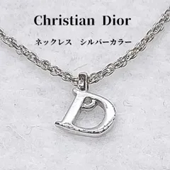 クリスチャンディオール　Dロゴ　ネックレス　Christian Dior