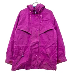 L.L.Bean レディース マウンテンパーカー M パープル エルエルビーン 80s 80年代 ライトアウター フード収納可 春物 秋物 a710-6052のサムネイル