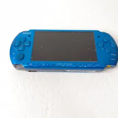 ソニー　プレイステーションポータブル　バイブラントブルー　画面極美品　PSP3000 SONY　playstation portable ゲーム機