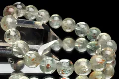 【１点物】透明感◇アルーシャ産 フェルドスパーサンストーン 10.5mm ブレスレット パワーストーン 天然石 _U4076