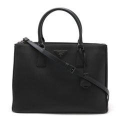 PRADA プラダ ガレリア SAFFIANO LUX ハンドバッグ トートバッグ 2WAY ショルダーバッグ レザー NERO 黒 ブラック 国内ブティック購入品 1BA274