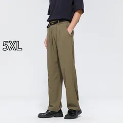 [5XL]メンズ ファッション 服 男性用 オシャレ シンプル 大人 かっこいい 大きいサイズ ストリート 紳士服 サマー スーツ 薄手 ゆったり ズボン 冷感 ストレート カジュアル パンツ