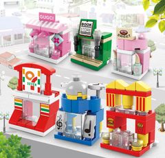 8612-4 점포 가게 메인 스트리트 레고 블록 호환 키트 LEGO 호환품 시티 지육 완구 선물 미니 피그 송료 무료 신품 미사용품 싼 유 메일