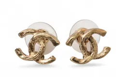 シャネル ピアス CHANEL アクセサリー CC/ロゴ ヴィンテージゴールド 10P【中古】
