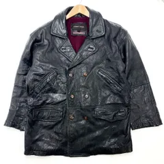 ドムアオム D’HOMME A HOMME カーコート レザージャケット レザーコート 羊革 ラムレザー しなやかな質感の一枚♪ M ブラック■BJ100