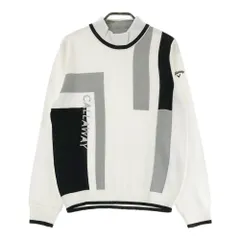 サイズ：L CALLAWAY キャロウェイ  ウール混 長袖ニットセーター  ホワイト系 [240101397643] ゴルフウェア レディース ストスト