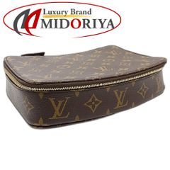 LOUIS VUITTON ルイヴィトン モノグラム 化粧ポーチ ポッシュモンテカルロ M47350 ブラウン レディース/181637【中古】