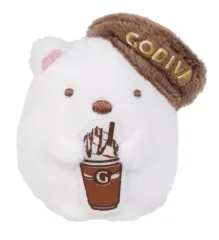 【中古】ぬいぐるみ しろくま てのりぬいぐるみ 「ゴディバ×すみっコぐらし」 ショコリキサーMEETSすみっコぐらし限定