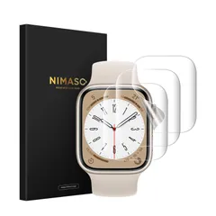 【3枚組】 NIMASO フィルム 41mm Apple Watch series 9 / 8 / 7 対応 apple watch 9 / 8 / 7 保護フィルム アップルウォッチ 用 NSW23L982