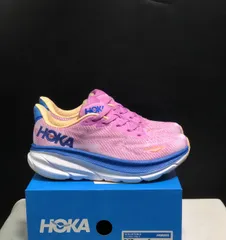 HOKAONEONE CLIFTON 9 クリフトン 9 スニーカー ランニングシューズ ランニング マラソン ランシュー ピンク パープル ブルー
