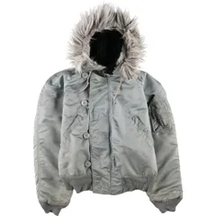 古着 80年代 民間品 アルファ ALPHA N-2Bタイプ ミリタリー フライトジャケット USA製 MEDIUM メンズM相当 ヴィンテージ/evb009168